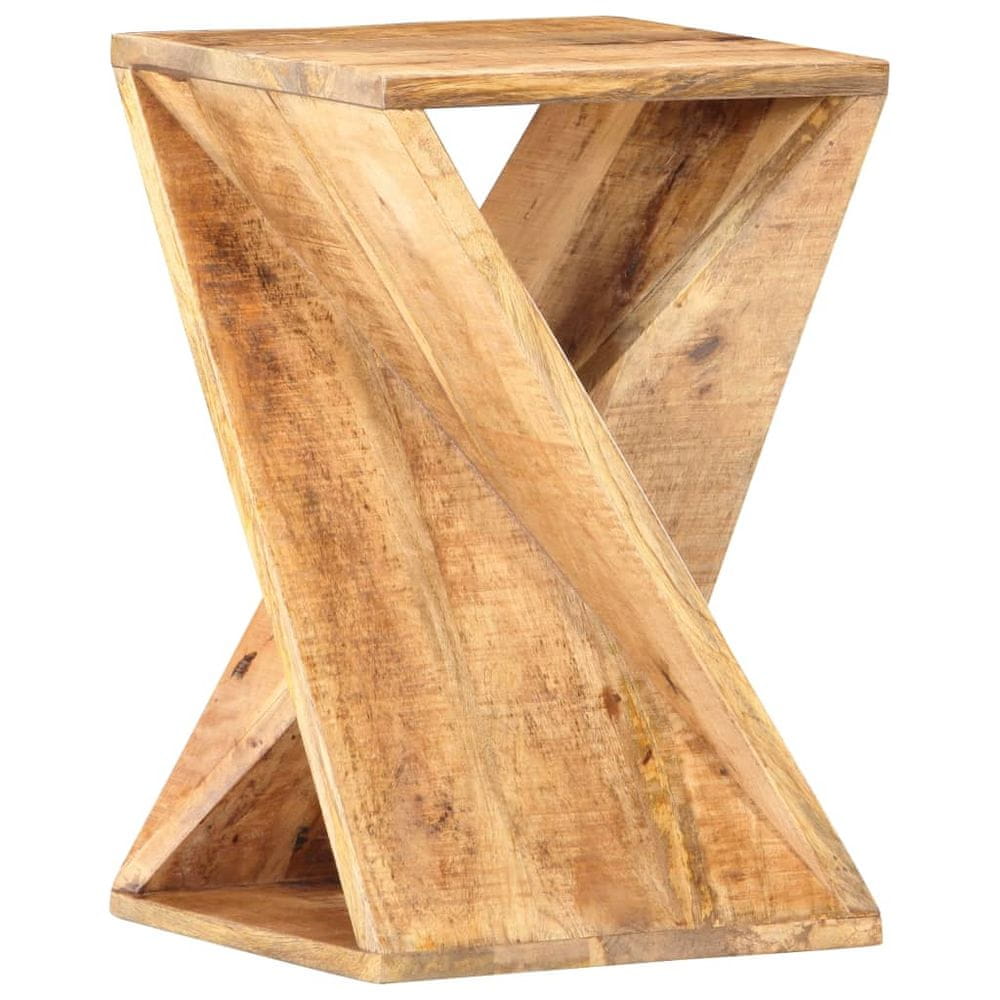 Petromila vidaXL Bočný stôl 35x35x55 cm masívne mangovníkové drevo